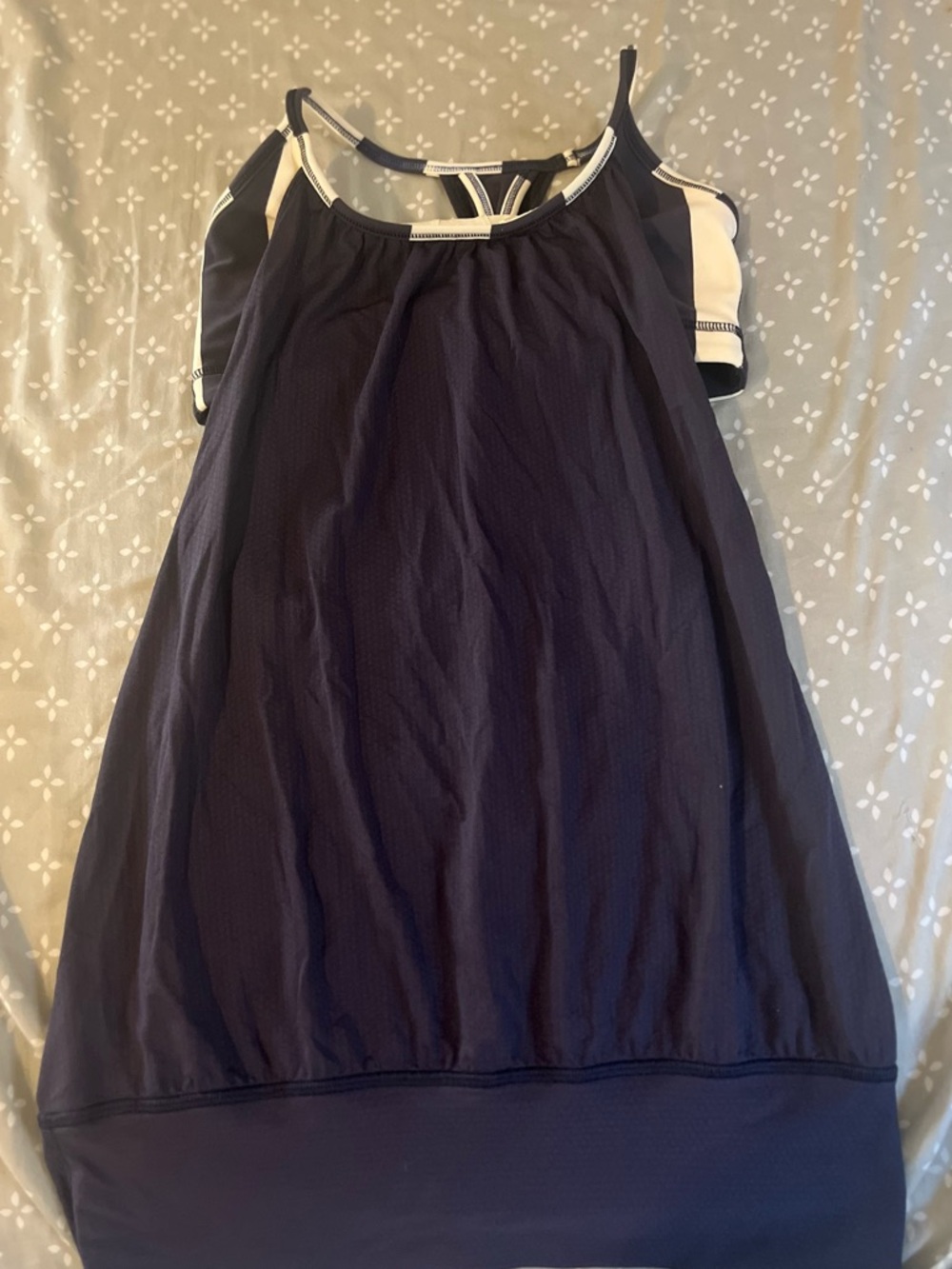 Navy Lululemon No Limits Tank